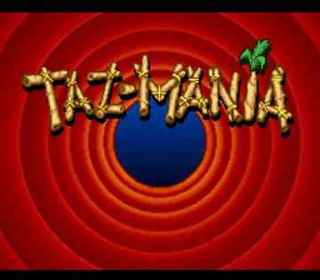 Taz-Mania (USA) (Beta) screen shot title